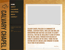 Tablet Screenshot of calvarypoulsbo.org